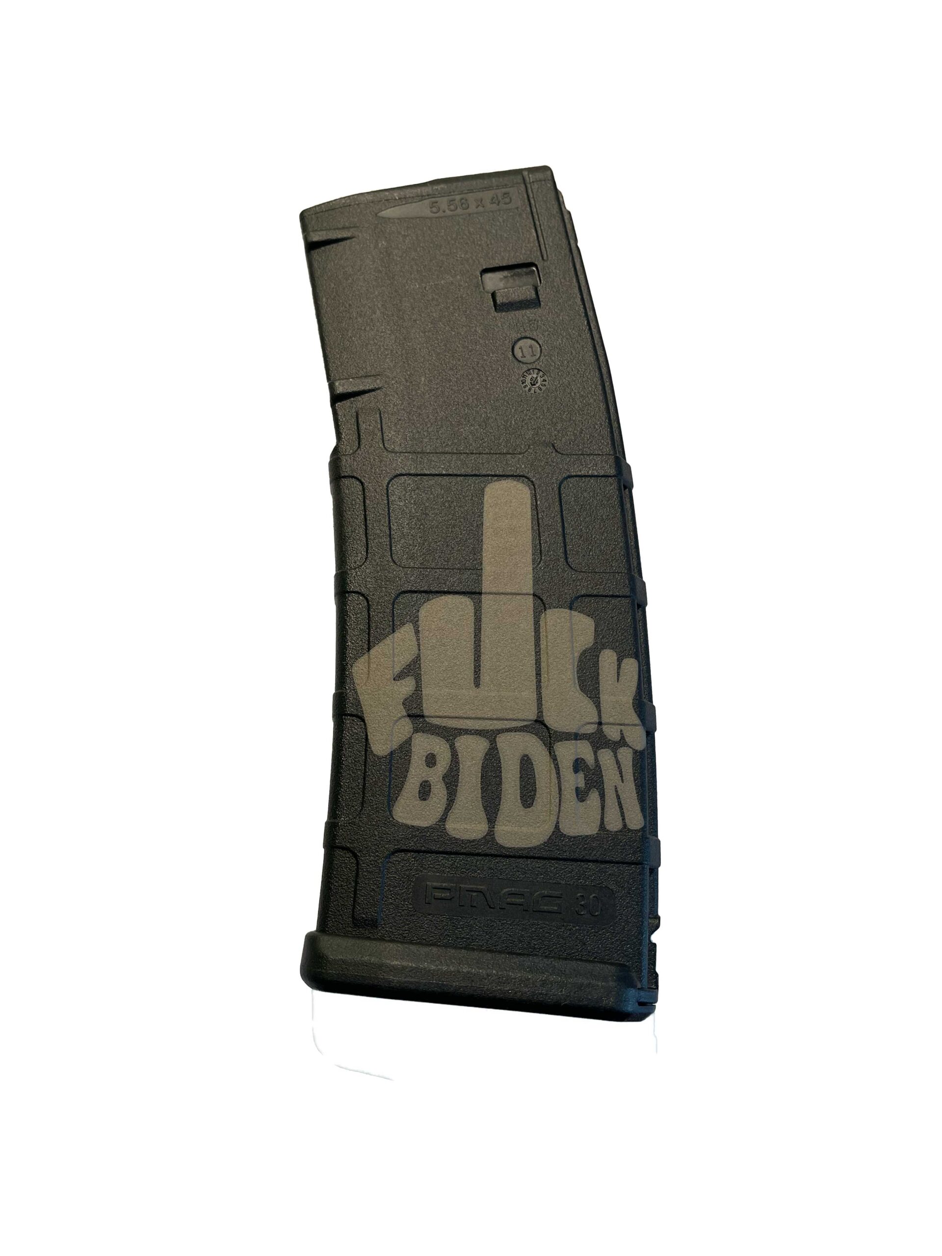 Magpul PMAG 30 Round Magazine GEN 2 MOE 5.56X45 - Fuck Biden - Image 2